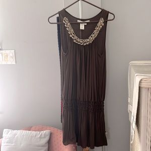 Max Studio Brown Dress. Size Medium.